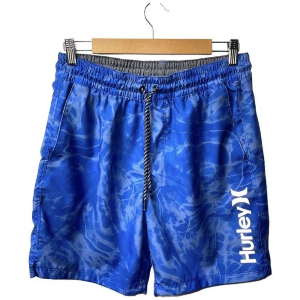 Hurley Mens M Blue Volley Swim Swimming Trucks New with Tags